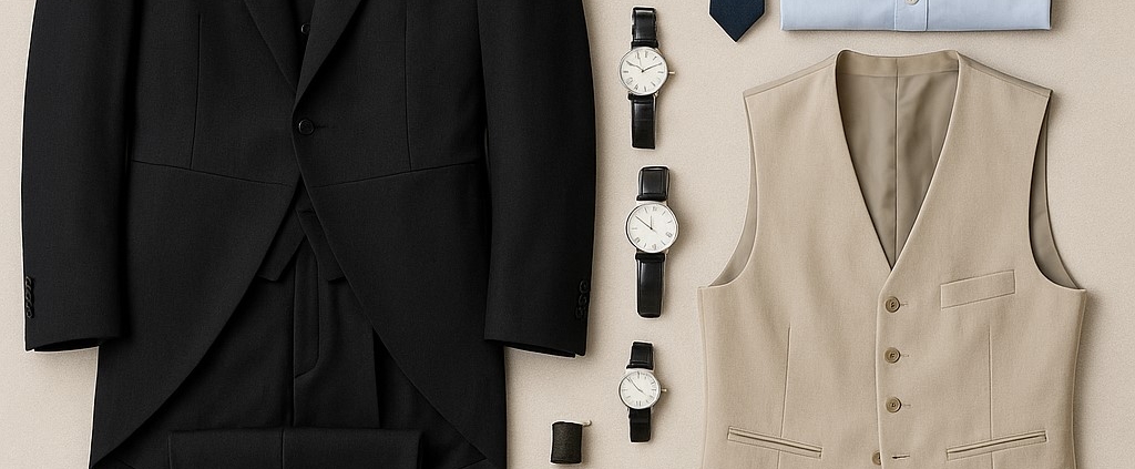 ¿Qué necesito llevar si alquilo un chaqué o traje para un evento?